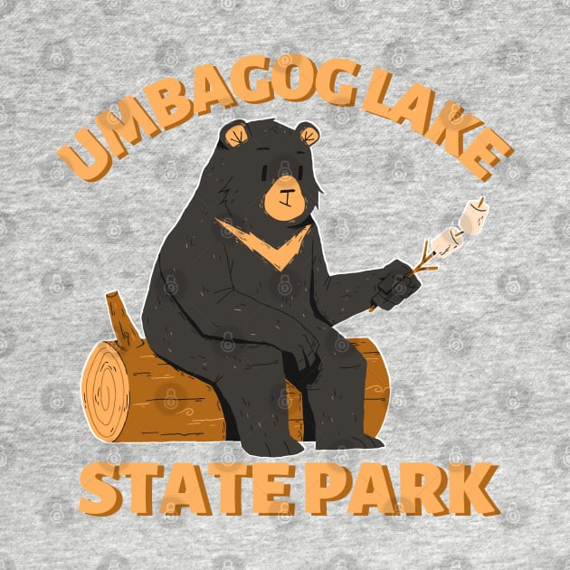 Umbagog Lake State Park Camping Bear by Caring is Cool